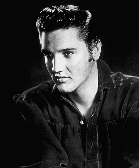 Unknown Elvis Presley Handsome Star In The Studio Globe Photos Fine