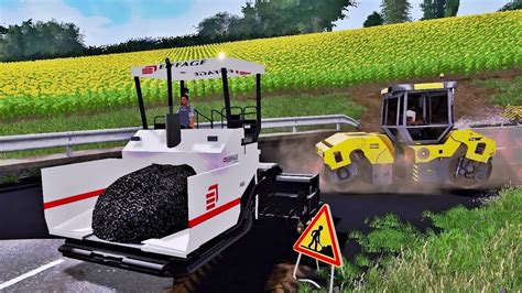Farming Simulator 2017 Repairing Road Youtube