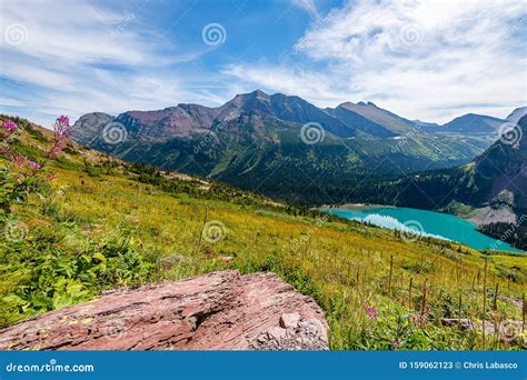 Hiking The Backcountry Of Glacier National Park Stock Image Image Of