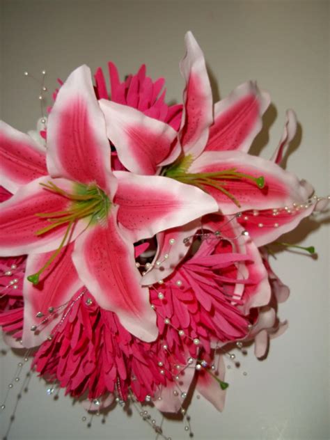We carry a variety of lilies including stargazer and peruvian lily bouquets, so you can find an arrangement that best suits the recipient's style and your special message. Pink Stargazer Lily Bridal Bouquet Lily and by shannonkristina
