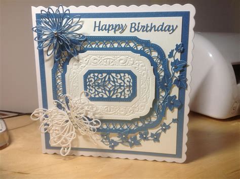 Sue Wilson Dies Cards Handmade Happy Birthday Cards