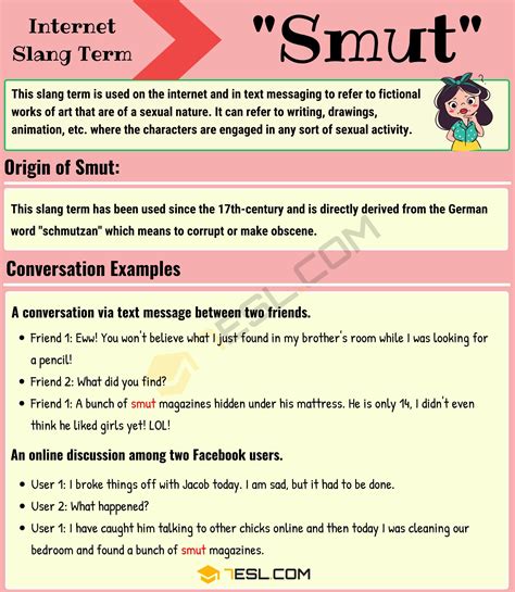 What Does the Slang Term 'Smut' Mean? • 7ESL