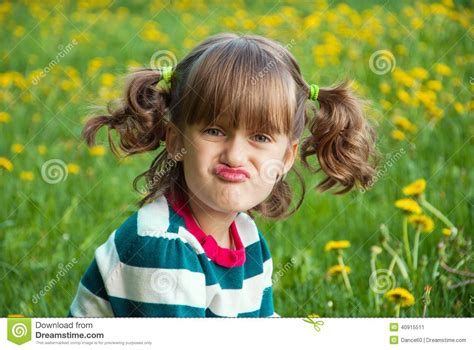 Mischievous Little Girl Stock Image Image Of Mood People 40915511