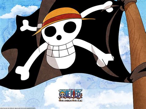 Hd Wallpaper Straw Hat Pirates Flag From One Piece Anime Wallpaper