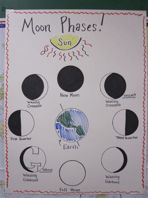 Moon Phases Poster Something Like This For An Alternate