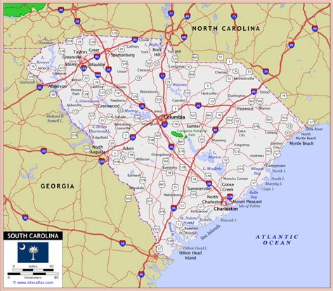 South Carolina Subway Map