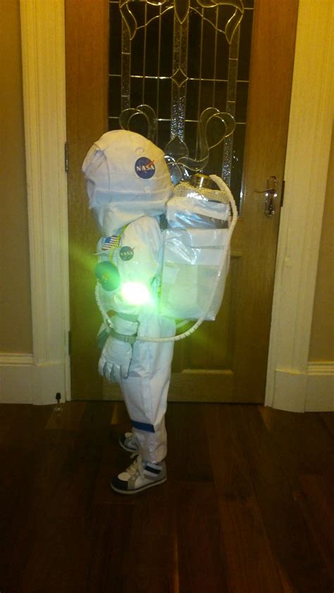 Homemade Astronaut Costume Fancy Dress Side View Costume De