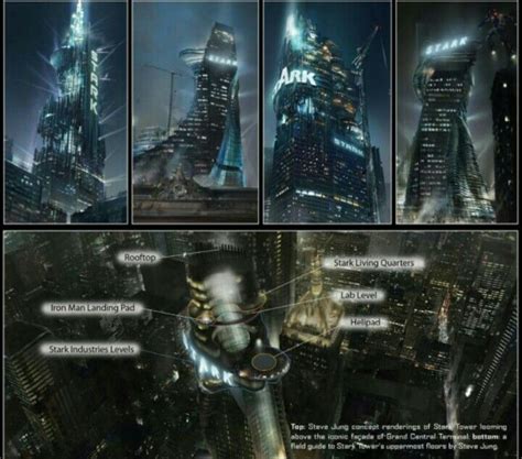 Stark Tower Concept Art Concept Art Marvel Movies Iron Man