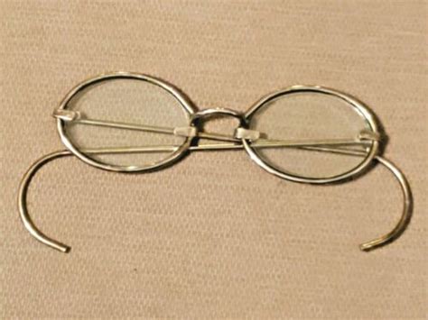 Victorian Era 20th Century Women S Oval Brass Spectacles Antique Eye Glasses Ebay