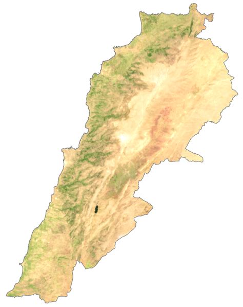 Lebanon Map Cities And Roads Gis Geography