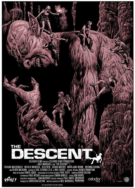 The Descent Movie Posters Alternative Movie Posters Scary Movies