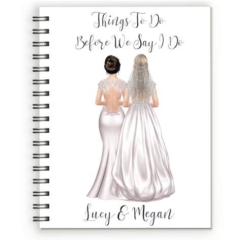 Lesbian Wedding Book Etsy