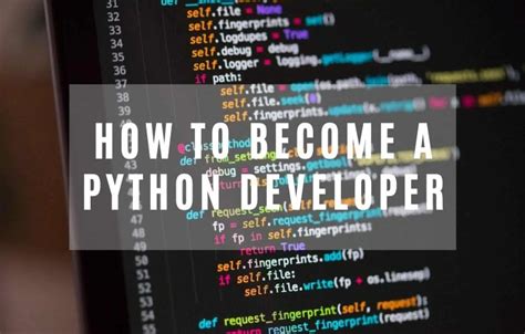 How To Become A Python Developer