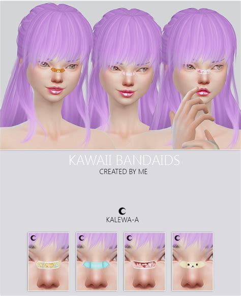 Kawaii Bandaids At Kalewa A Sims 4 Updates