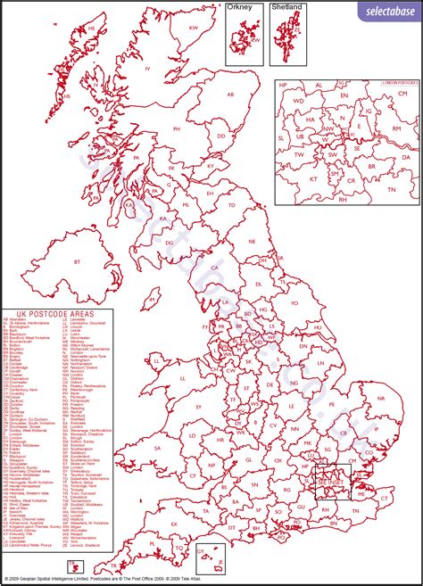 Printable Uk Postcode Map Images And Photos Finder