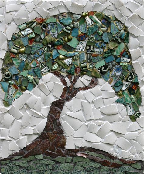 Flickr Mosaic Flowers Tree Mosaic Mosaic Art