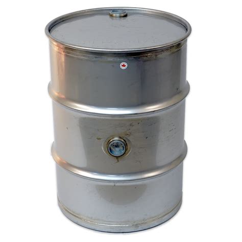 40 Gallon Stainless Steel Drum Wtwo Bungs —