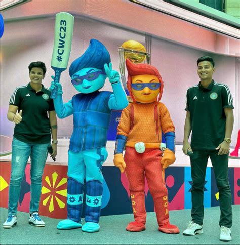 icc unveils mascot duo for men s cricket world cup 2023 read qatar tribune on the go for