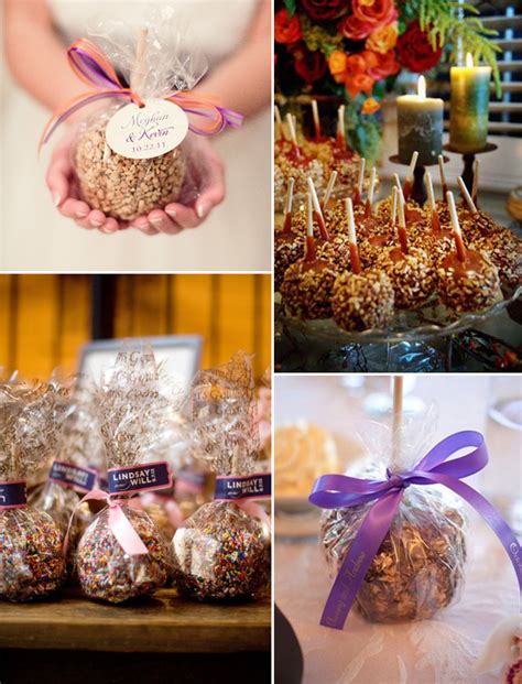 No wedding guest forgets an edible favor on their chair or on the table by the exit. 10 Great Fall Wedding Favors for Guests 2014 ...