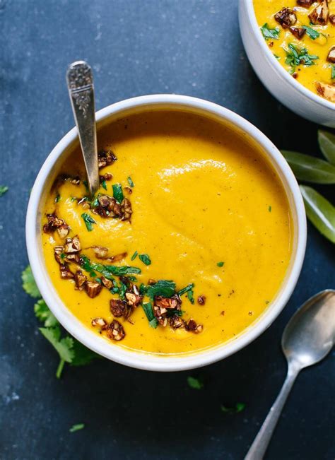 Creamy Thai Carrot Sweet Potato Soup Cookie And Kate