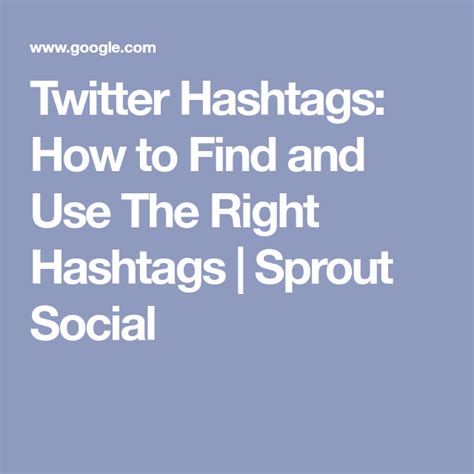 How To Find Popular Hashtags On Twitter Hashtag Marketing Sprout