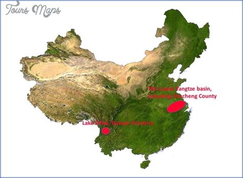 China Counties Map