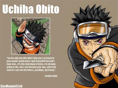 Uchiha Obito He Died Too Young A Real Brave Uchiha Tt He Way Better
