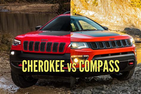 2018 Jeep Compass Vs 2019 Jeep Cherokee Sibling Differences