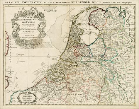 Atlas van der hagen & atlas beudeker (1690 & 1750). Carte des Provinces Unies Des Pays Bas . . . - Barry Lawrence Ruderman Antique Maps Inc.