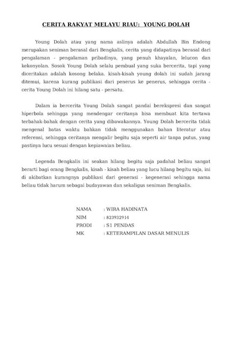 Doc Cerita Rakyat Melayu Riau Dokumentips