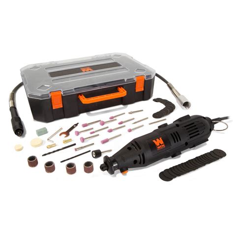 Wen 1 Amp Variable Speed Rotary Tool With 100 Accessories Carrying