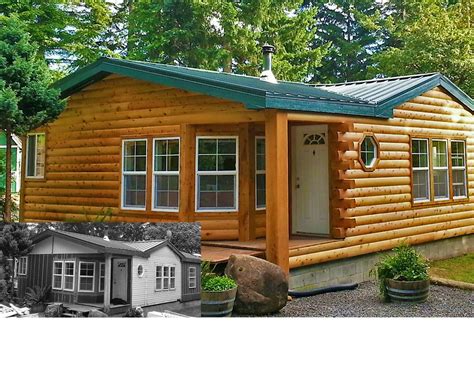 Mobile Home Looks Like Log Cabin Cabin