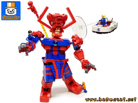 Lego Moc Marvel Galactus Fantastic Four Fantasticar Custom