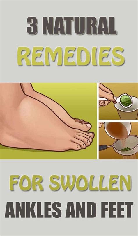 3 Natural Remedies For Swollen Ankles And Feet Colds Fluhealing And