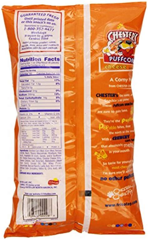 Chesters Cheese Flavored Puff Corn 45 Ounce Food Beverages Tobacco