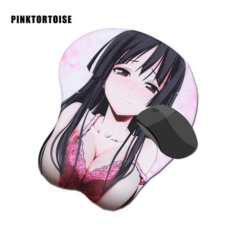 Pinktortoise Mousepad Creative Carton Anime 3d Sexy Chest Silicone Mouse Pad Mat Mice Pad Wrist