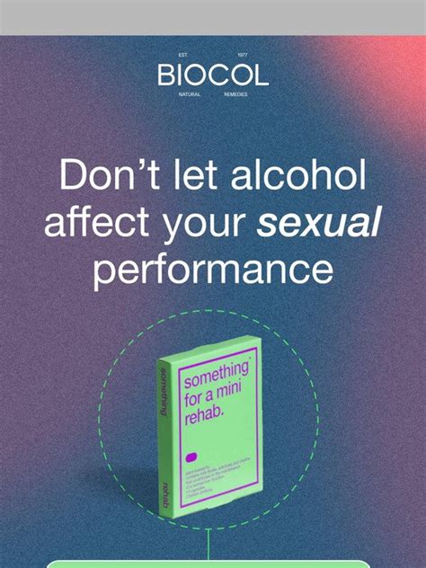 Biocol Labs How Alcohol Impacts Your Sex Performance 👀 Milled