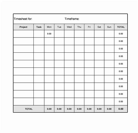 Free Online Timesheet For 40 Free Timesheet Templates In Excel