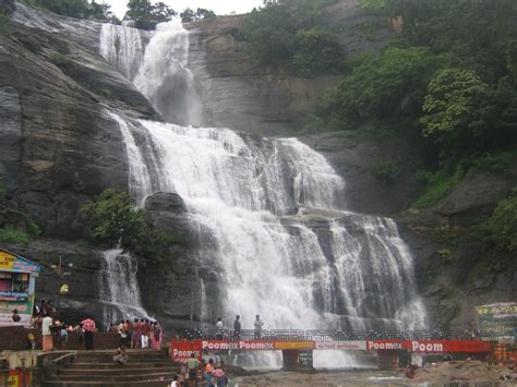 Courtallam Waterfall City Of Tamil Nadu