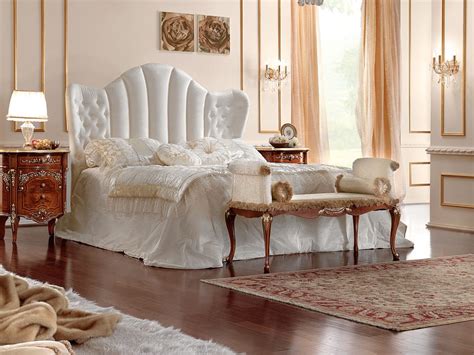 Reggenza Luxury Upholstered Fabric King Size Bed By Barnini Oseo