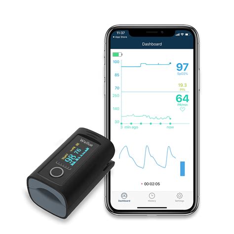 Wellue Bluetooth Wireless Fingertip Pulse Oximeter Ios And Android App