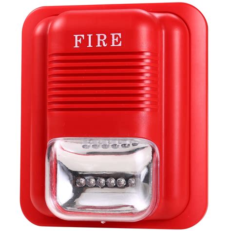 Uhppote Wired 1224vdc Sound And Light Fire Alarm Warning Strobe Siren
