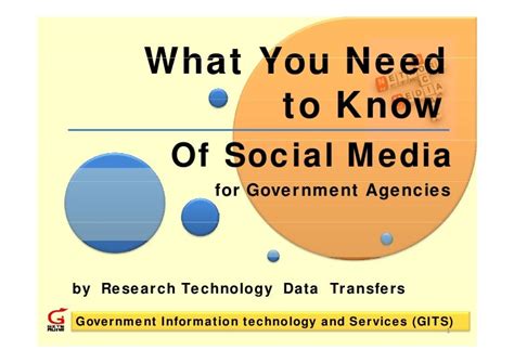 What You Need To Know Of Social Media For Government Agencies