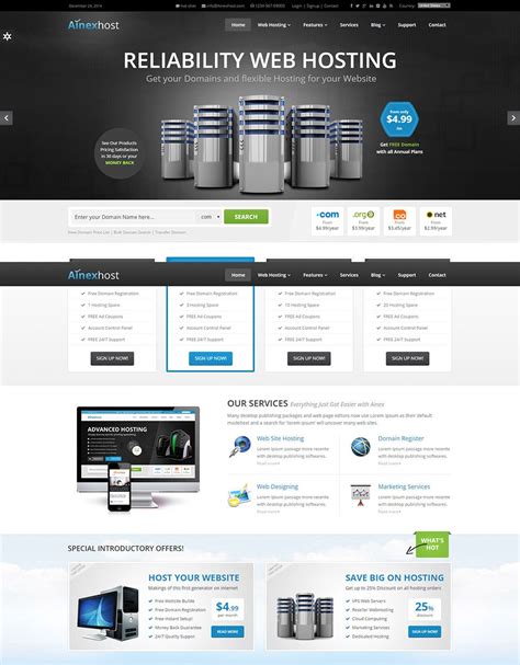 Orthoc free healthcare website html5 template, designed for your medical, hospital, clinic, healthcare, doctors, surgeons, dentists and many this gallery website template is really suitable for custom cms web development. 39 Best Web Hosting Website Templates & Themes | Free ...