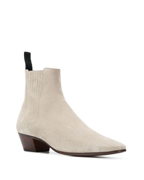 Shop new look's collection of men's chelsea boots, a timeless formal favourite with a modern spin. Saint Laurent Suede Dylan Chelsea Boots in Grey (Gray) for ...