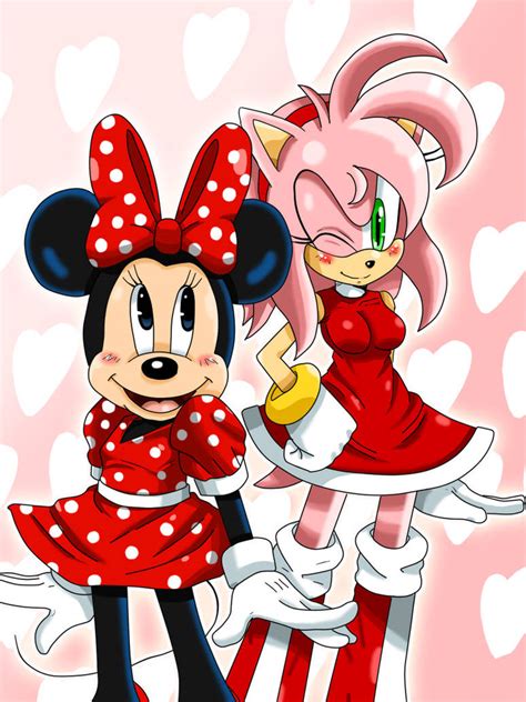 Minnie And Amy By Ss2sonic On Deviantart