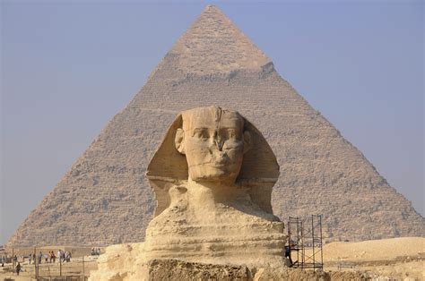 Khafres Pyramid And The Great Sphinx 1 Giza Pyramid Complex