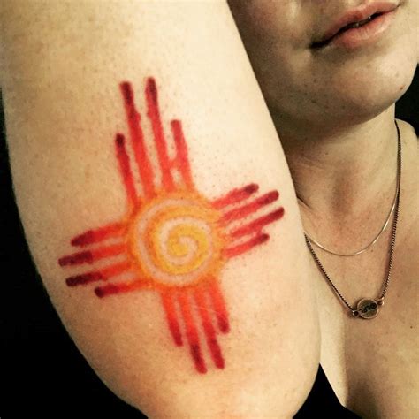 If Lost Return To New Mexico Zia Sun Tattoo New Mexico Tattoo