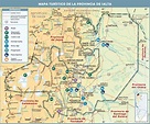 Tourist map of the Province of Salta | Gifex