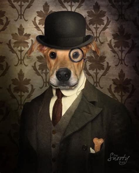 Victorian Vintage Pet Portraitthe Perfect T For The Dog Lover For